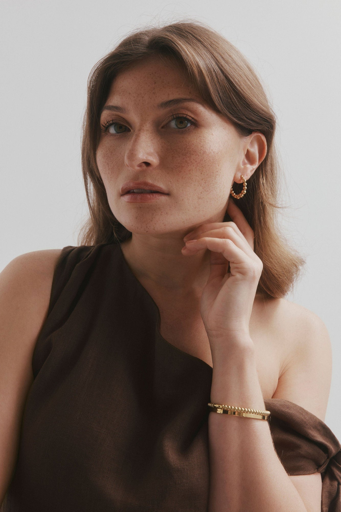 Bubble Hoops - Gold
