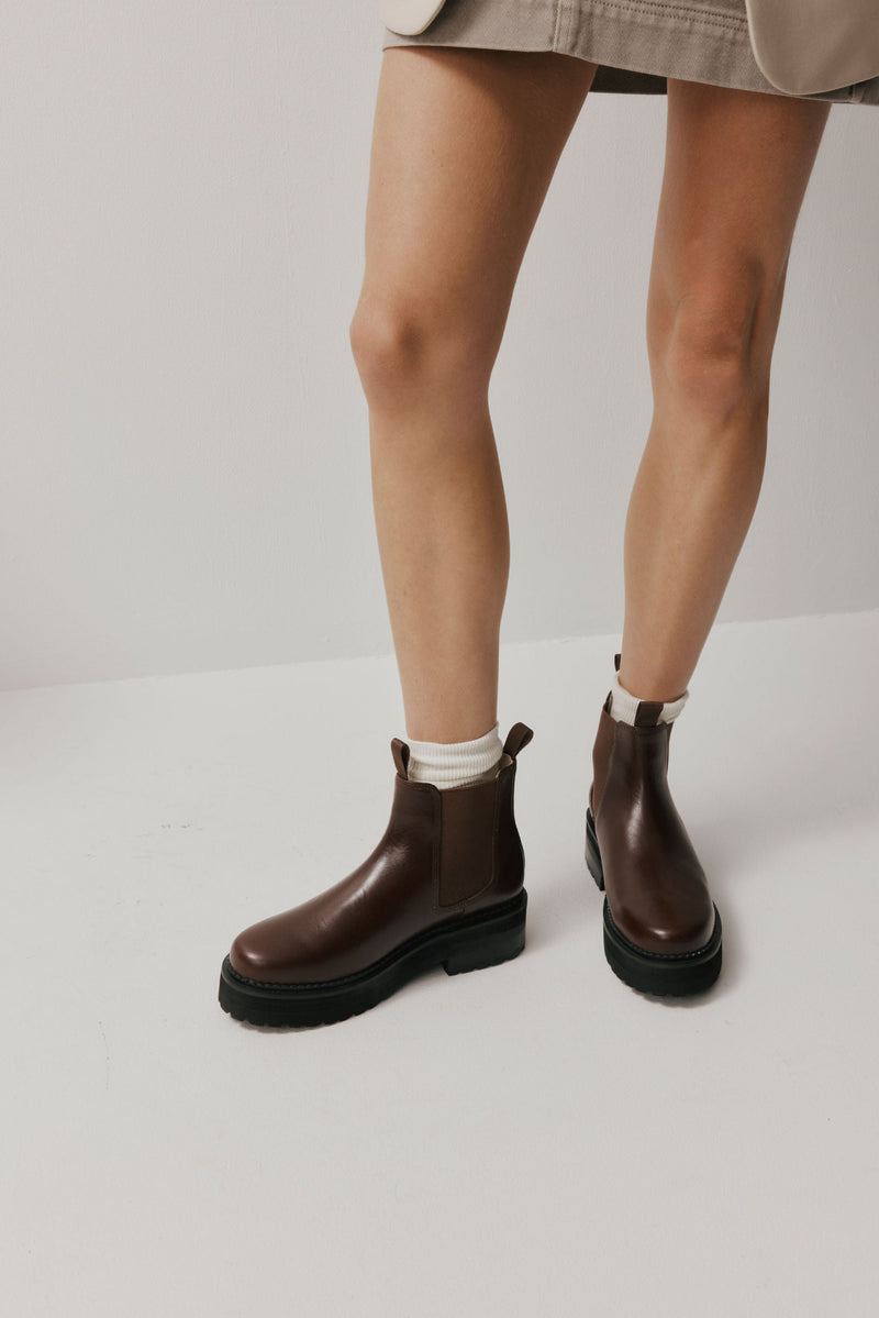 Queens Boot -Cognac