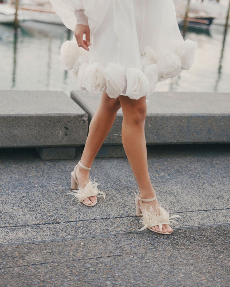 Chichi Heel - Honey Feather