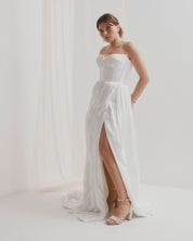 Evermore Heel - Blush Velvet