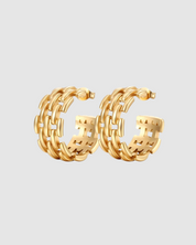Chain Earrings - Gold