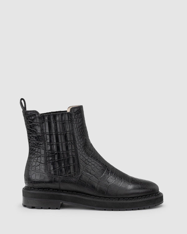 Circuit Boot - Black Croc - Premium Boot from Chaos & Harmony - Just $389! Shop now at Chaos & Harmony