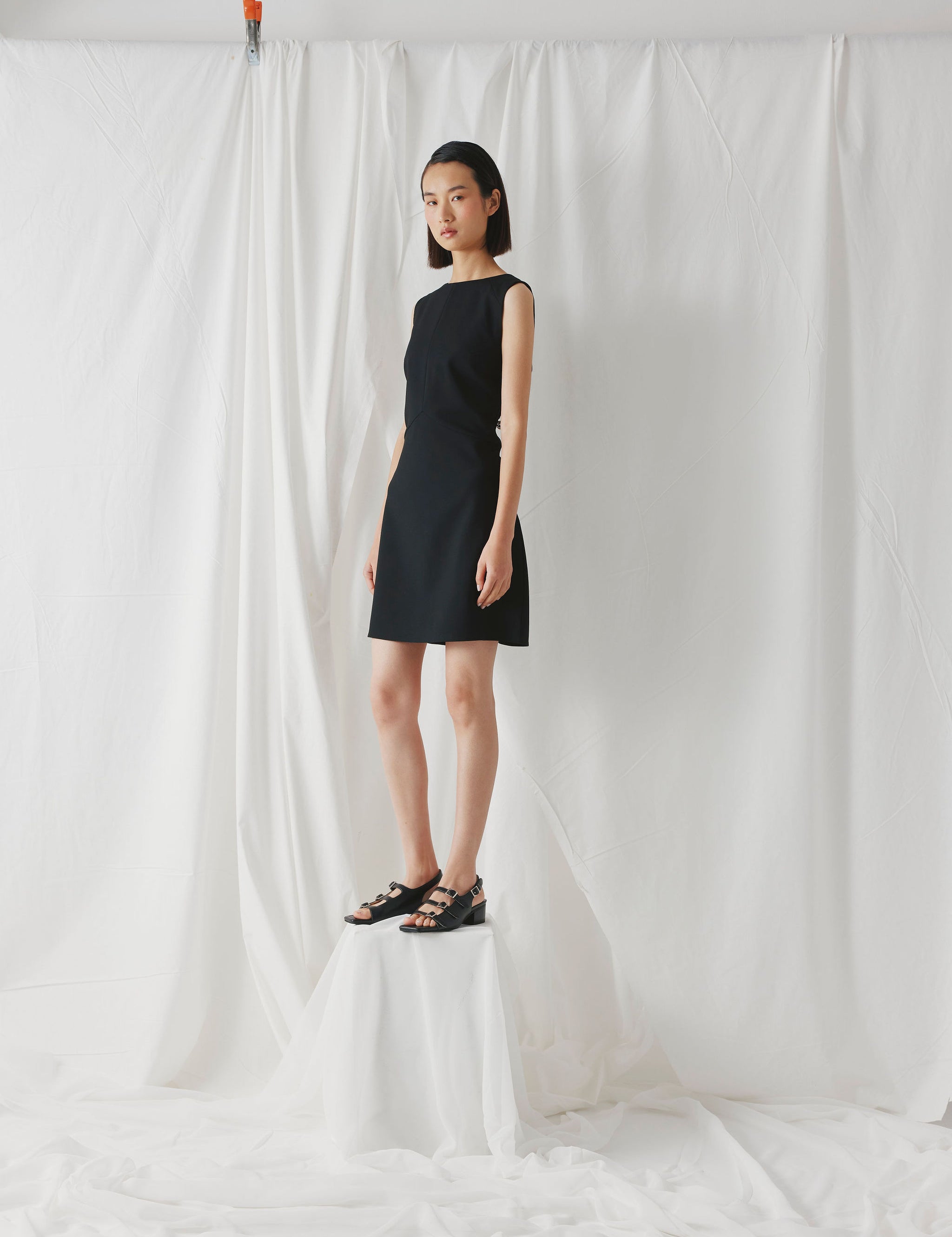 Citta Sandal - Black - Premium Mid Heels, Sandals from Chaos & Harmony - Just $289! Shop now at Chaos & Harmony