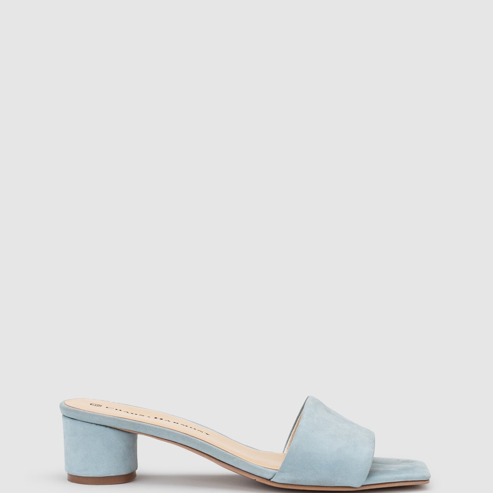 Cleo Heel - French Blue - Premium Low Heels from Chaos & Harmony - Just $299! Shop now at Chaos & Harmony