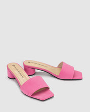 Cleo Heel - Fuchsia - Premium Low Heels from Chaos & Harmony - Just $299! Shop now at Chaos & Harmony