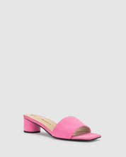 Cleo Heel - Fuchsia - Premium Low Heels from Chaos & Harmony - Just $299! Shop now at Chaos & Harmony