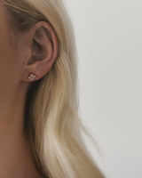 Clover Studs- Pink