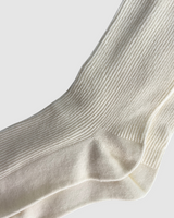 Cotton Socks Long - Cream