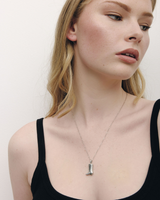 Cowboy Boot Necklace - Silver