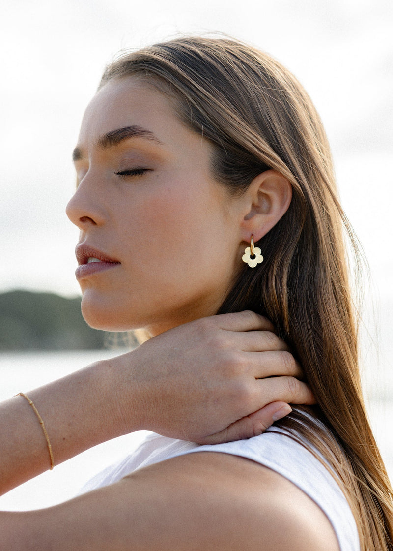 Daisy Earrings - Gold