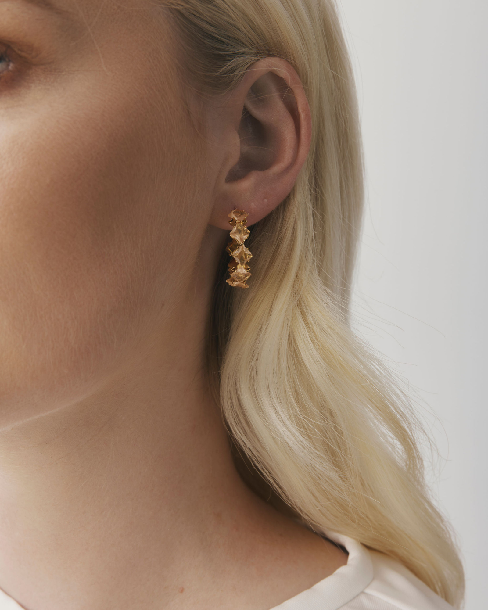 Freya Hoops - Blush