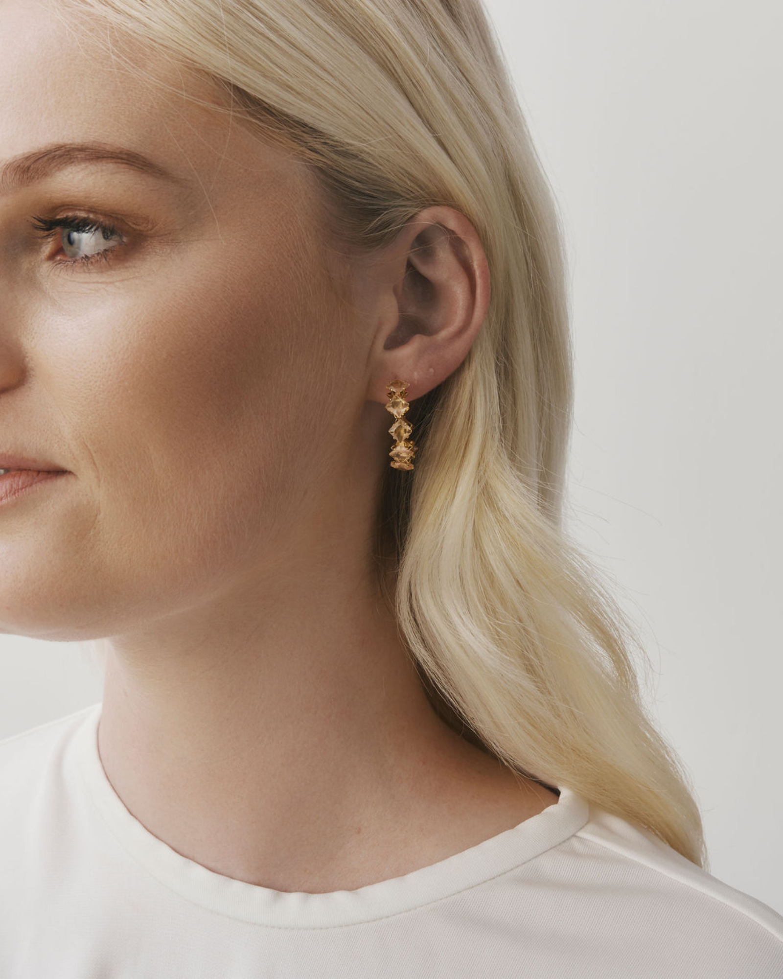 Freya Hoops - Blush