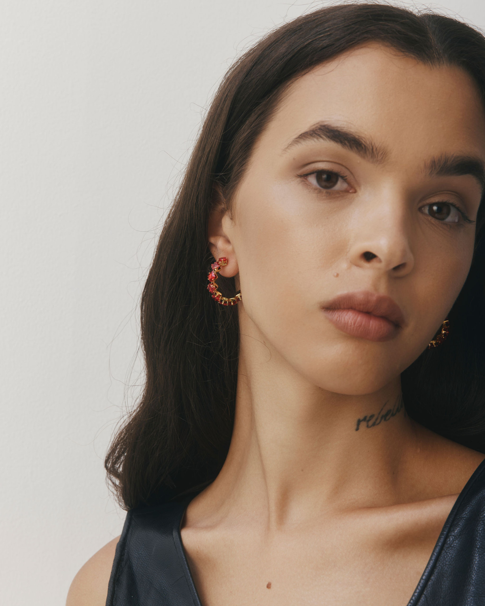 Freya Hoops - Red