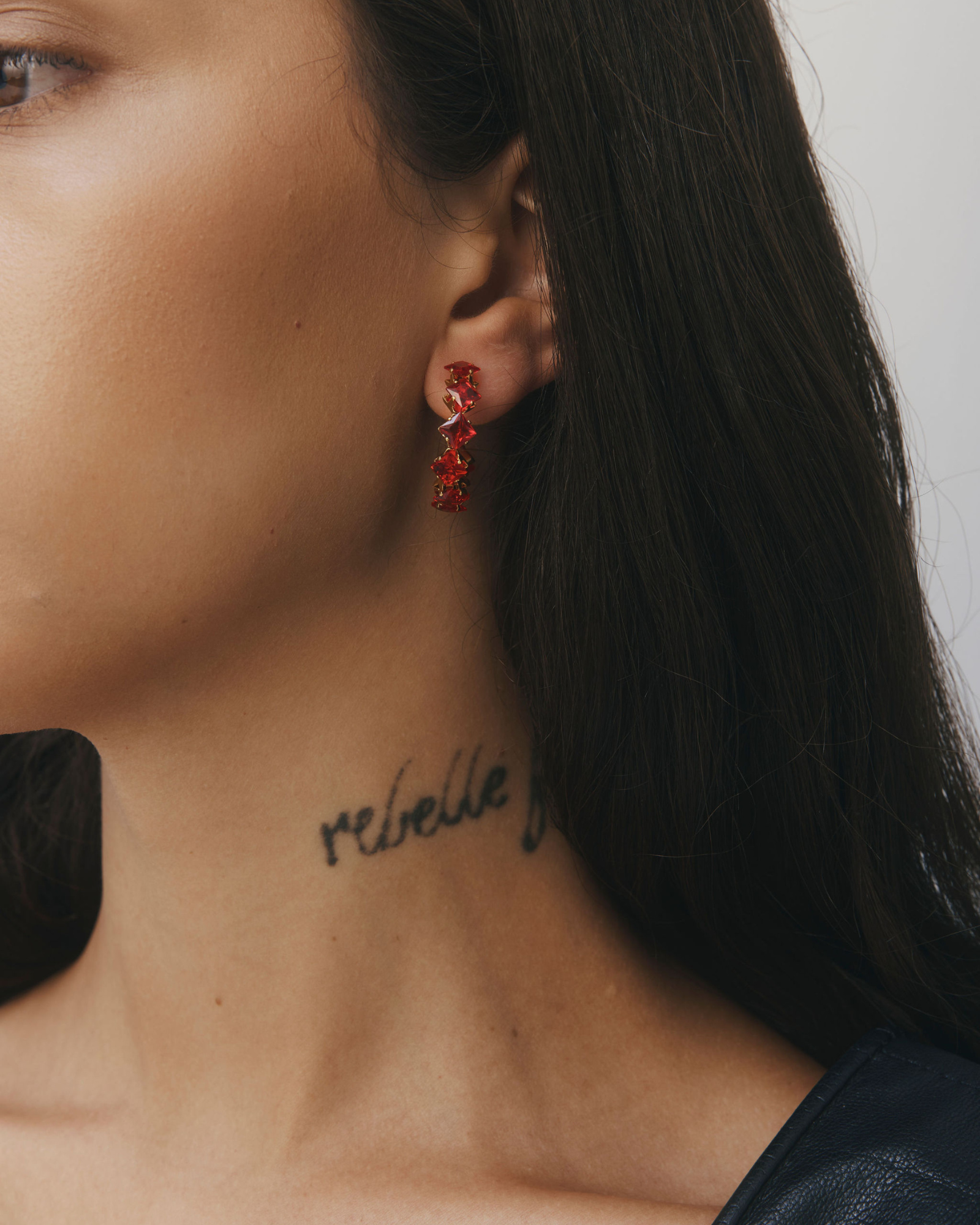 Freya Hoops - Red