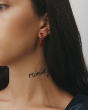 Freya Hoops - Red