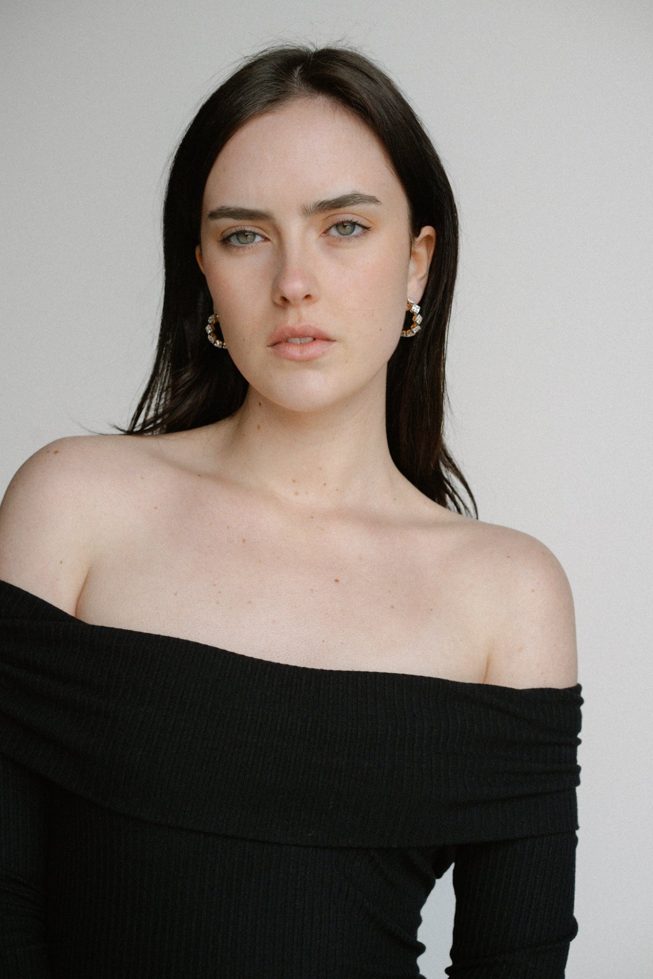 Freya Hoops - Diamante