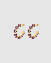 Freya Hoops - Purple