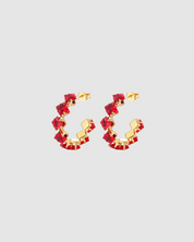 Freya Hoops - Red