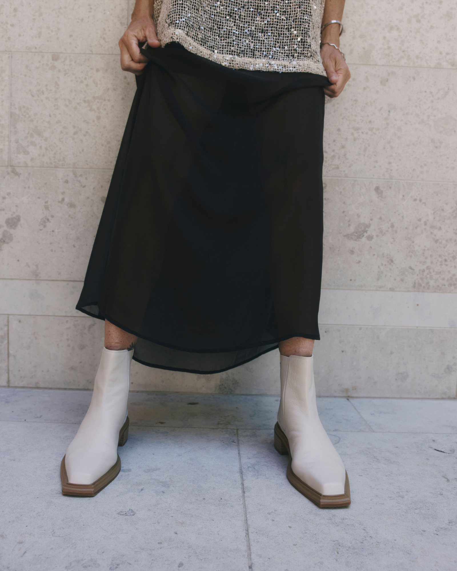 Fusion Boot - Ivory