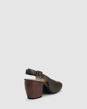 Gem Heel - Dark Moss