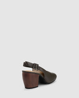 Gem Heel - Dark Moss