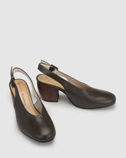 Gem Heel - Dark Moss