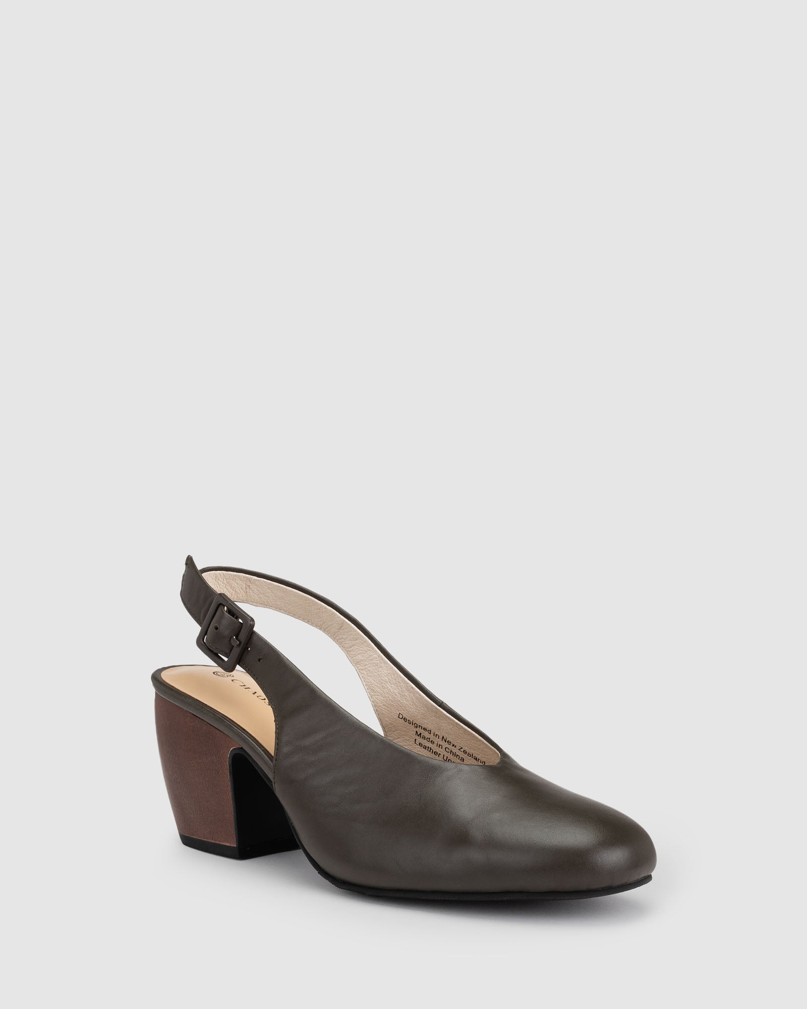Gem Heel - Dark Moss