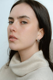 Hadley Earrings Small - Silver