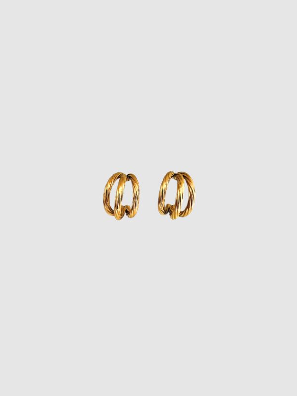 Hadley Earrings Large - Gold