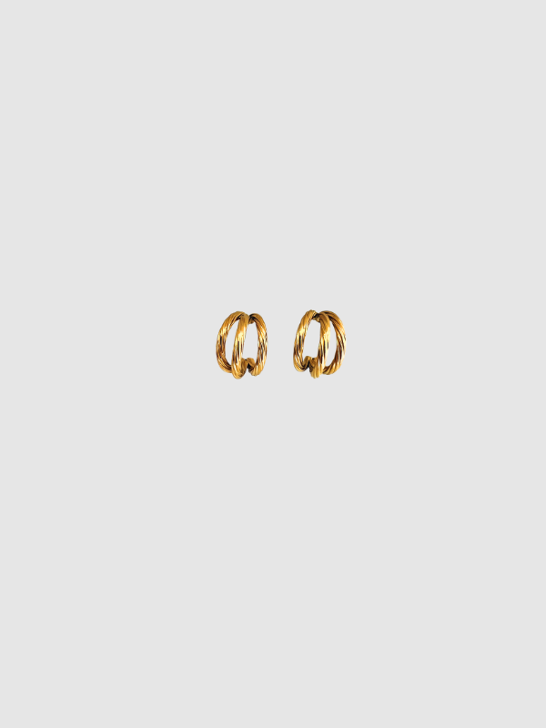 Hadley Earrings Small - Gold