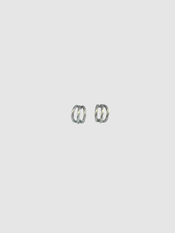 Hadley Earrings Small - Silver