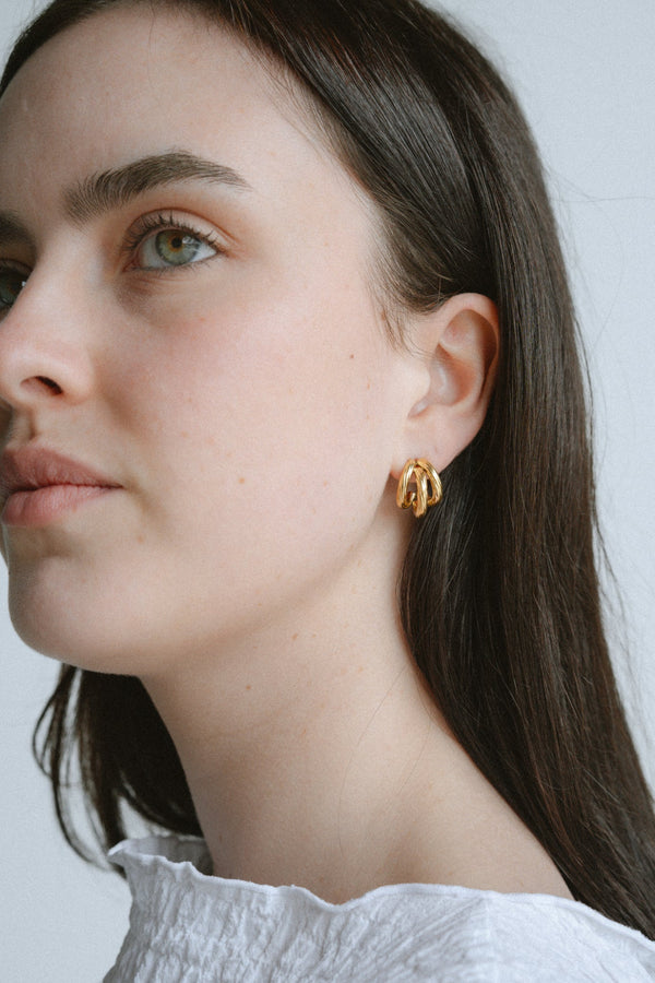 Hadley Earrings Small - Gold