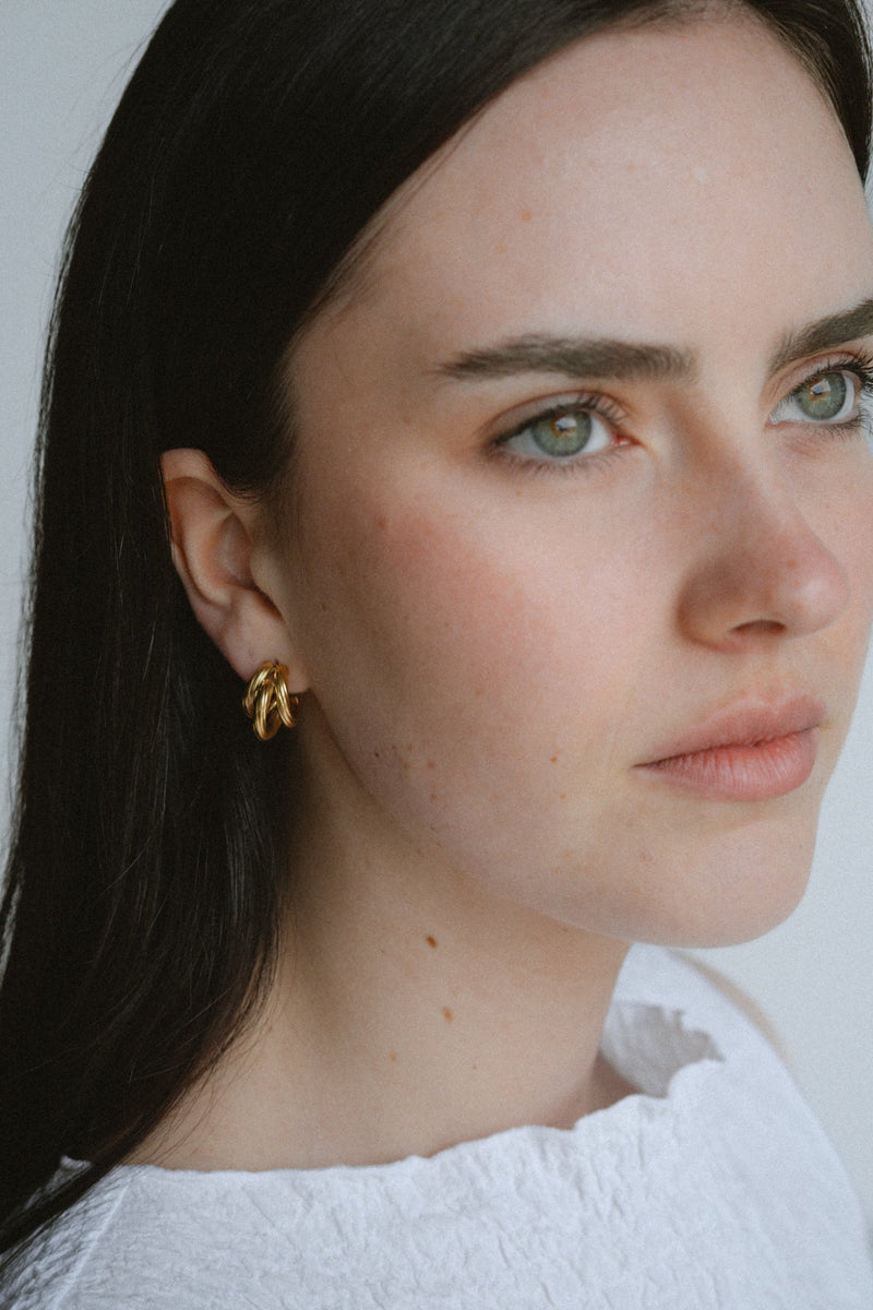 Hadley Earrings Small - Gold