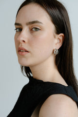 Hadley Earrings Large - Silver