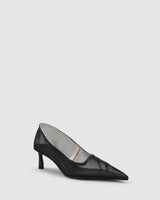 Insignia Heel - Black Mesh