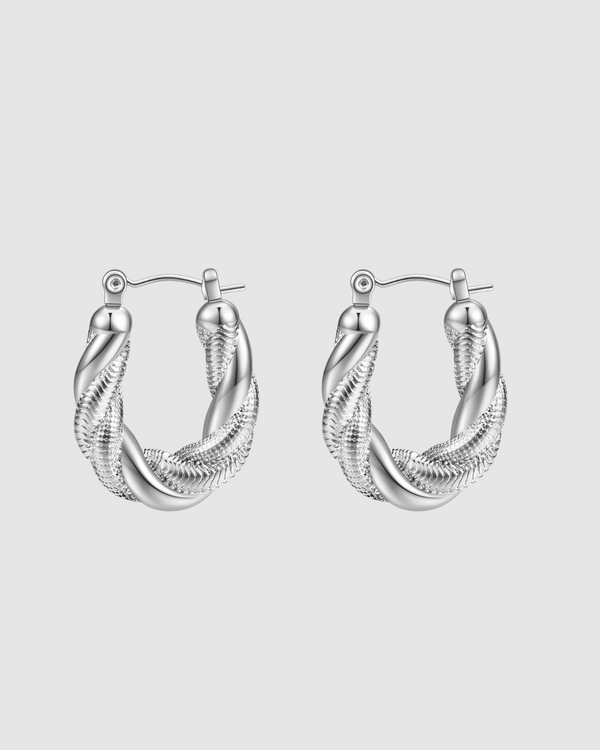 Joan Earrings - Silver