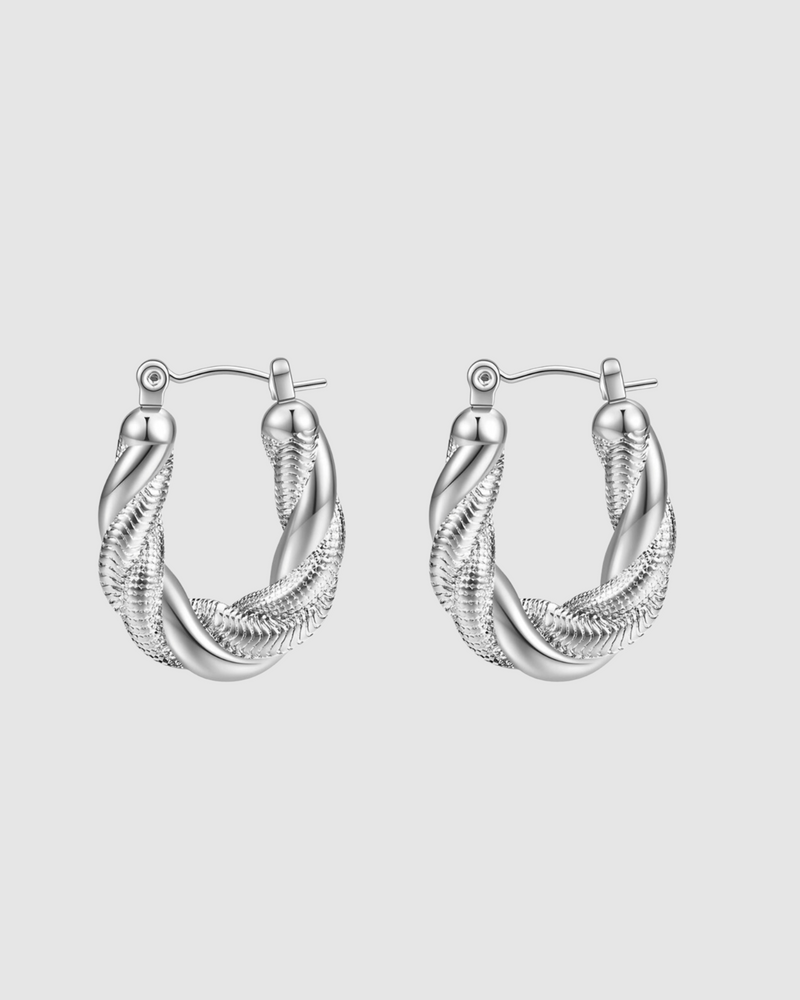 Joan Earrings - Silver