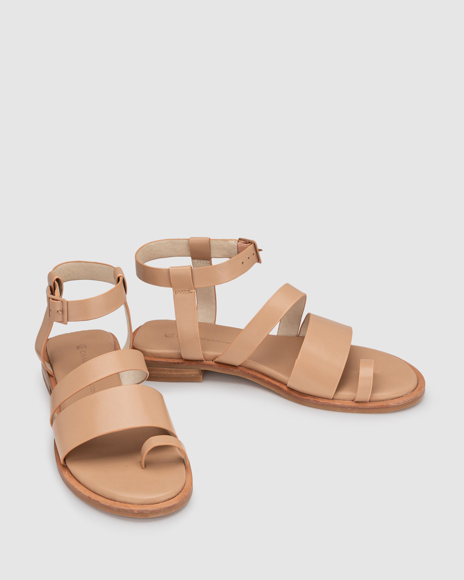 Juno Sandal Camel Chaos Harmony