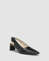 Kind Heel - Black Croc