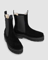 Kings Boot - Black Suede