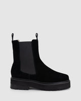 Kings Boot - Black Suede