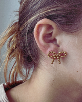 Bow Earrings - Gold