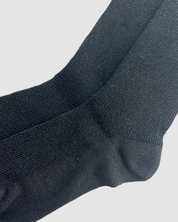 Long Black Glitter Socks