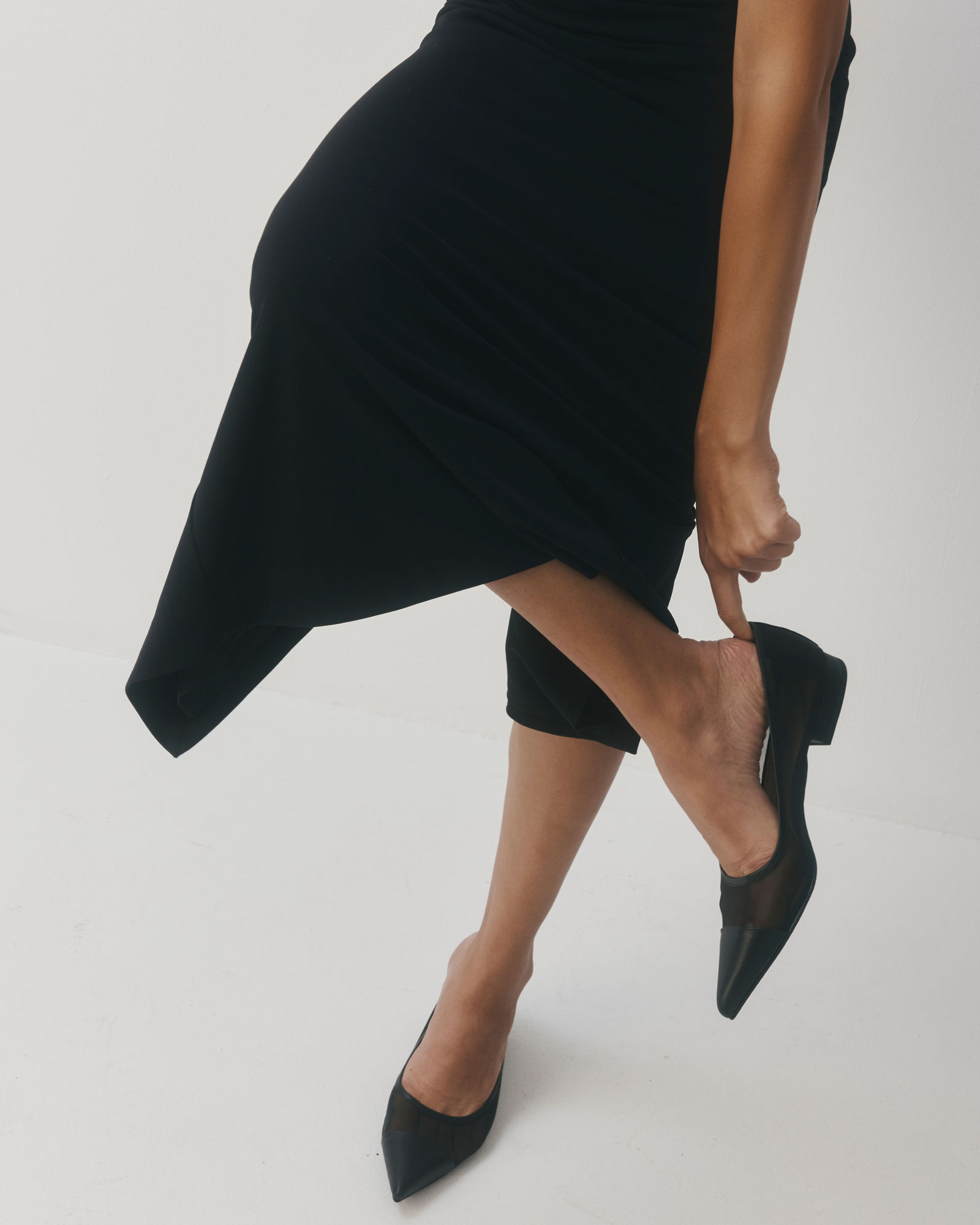 Luna Flat - Black Mesh