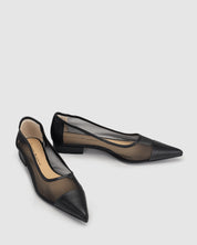 Luna Flat - Black Mesh