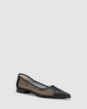 Luna Flat - Black Mesh