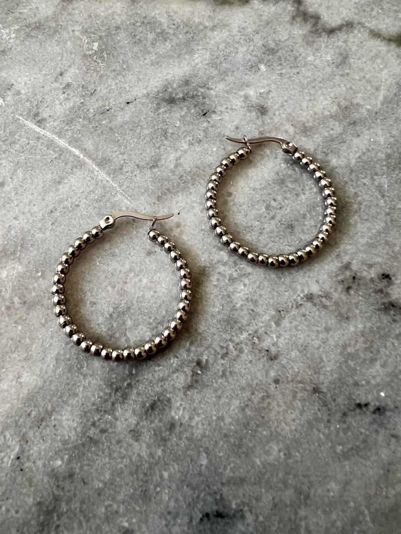 Luna Hoops - Silver