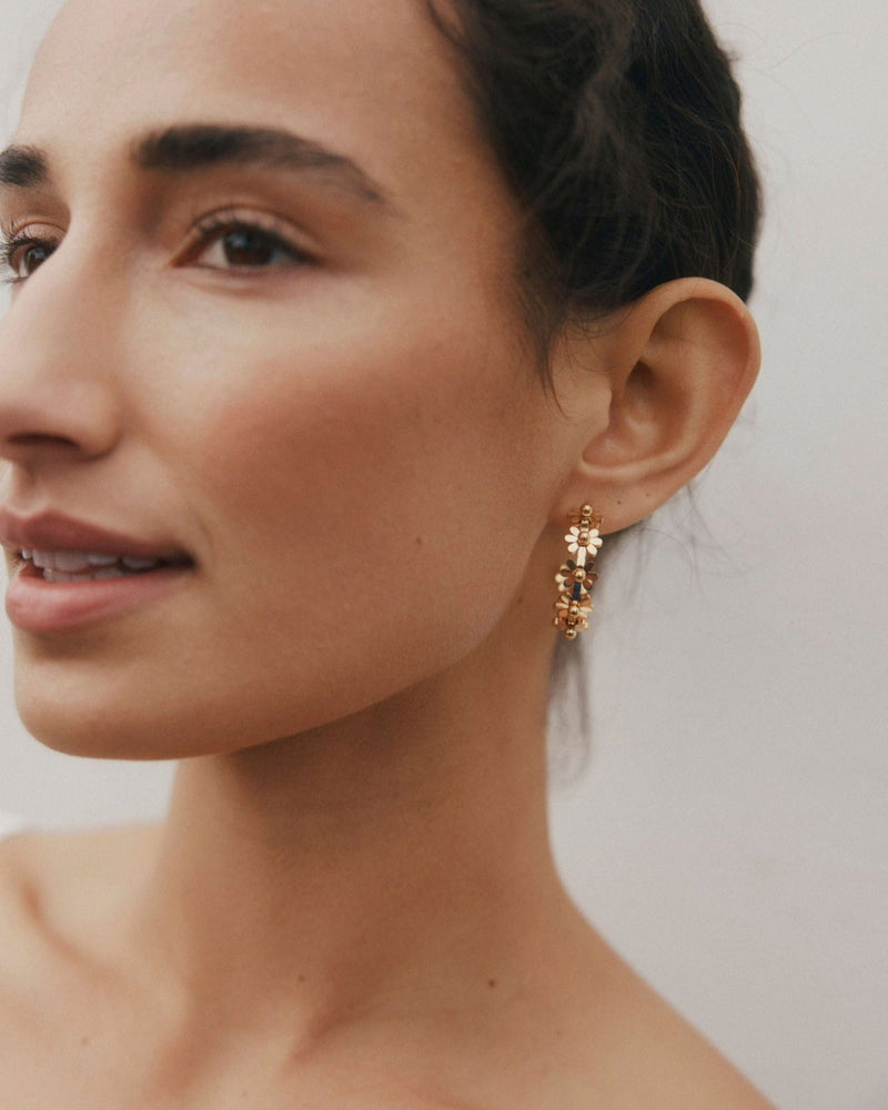 Meadow Hoops - Gold