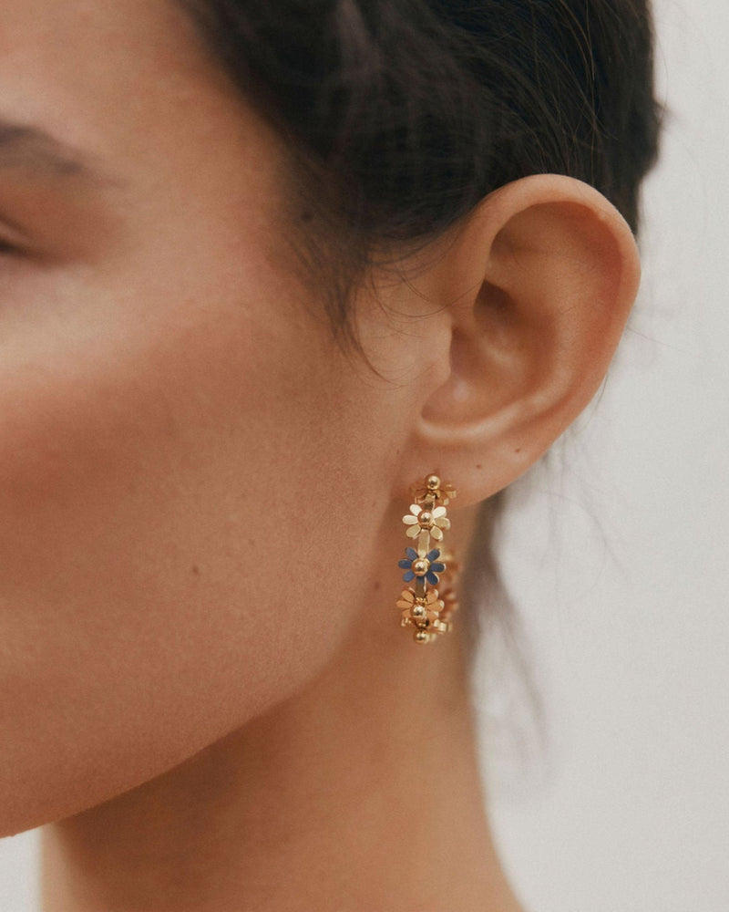 Meadow Hoops - Gold