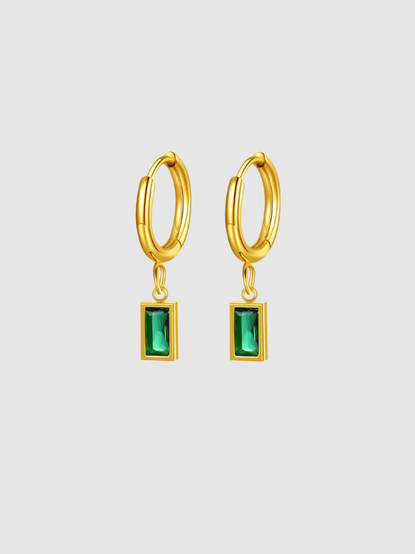 Maeve Earrings - Green